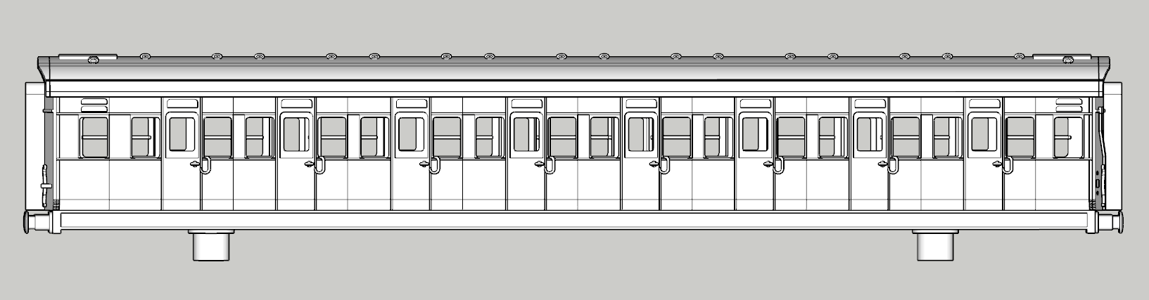 (image for) (N) SR Maunsell High Window 8 Cmpt Third R1 - d2003