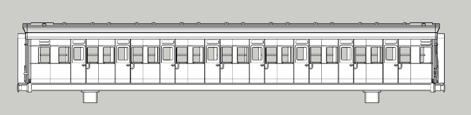 (image for) (N) SR Maunsell Low Window 8 Cmpt Third R1 - d2003