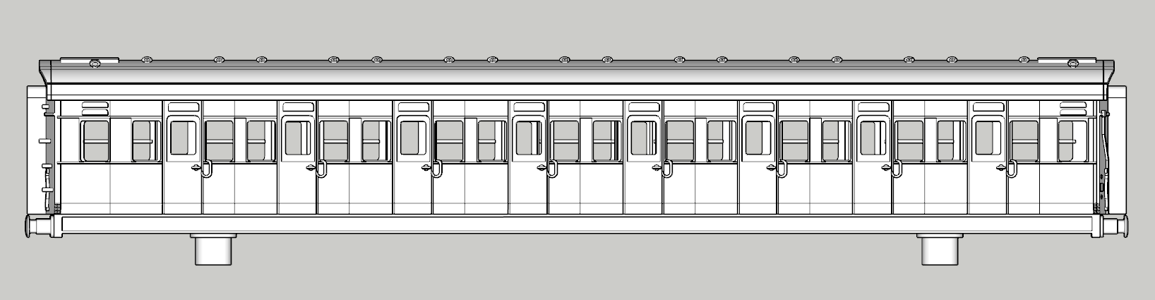 (image for) (N) SR Maunsell High Window 8 Cmpt Third R0 - d2004