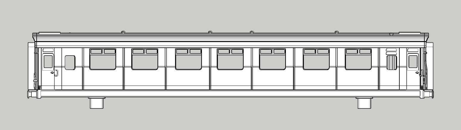 (image for) (N) SR Maunsell 7 Bay Open Third - d2007 - Large Window