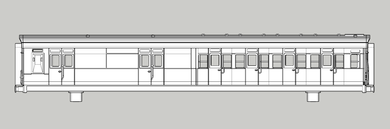 (image for) (N) SR Maunsell High Window 4 Cmpt Brake Third R4 - d2101