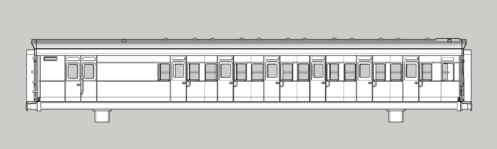 (image for) (N) SR Maunsell High Window 6 Cmpt Brake Third R0 - d2105