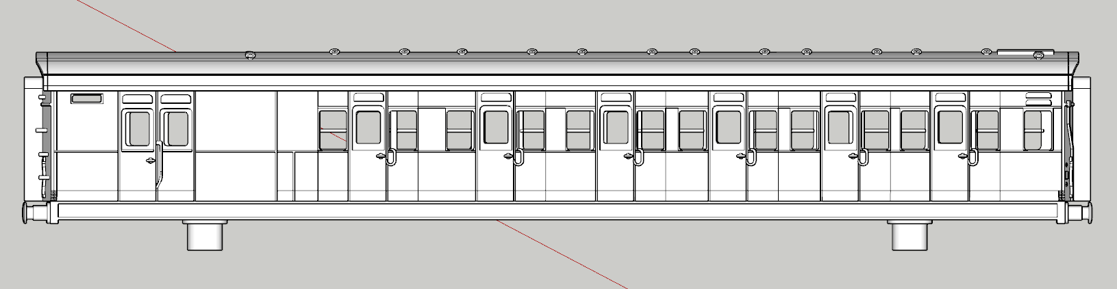 (image for) (N) SR Maunsell High Window 6 Cmpt Brake Comp R0 - d2402