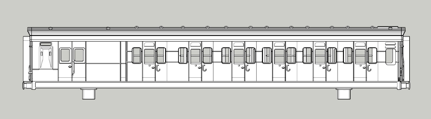 (image for) (N) SR Maunsell 6 cmpt Brake Comp - d2403