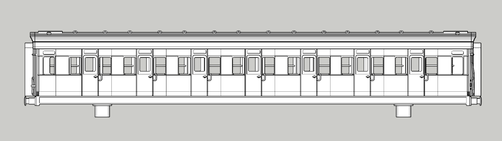 (image for) (N) SR Maunsell High Window 7 Cmpt First R4 - d2501