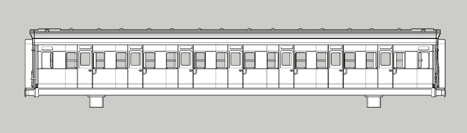 (image for) (N) SR Maunsell Low Window 7 Cmpt First R4 - d2501