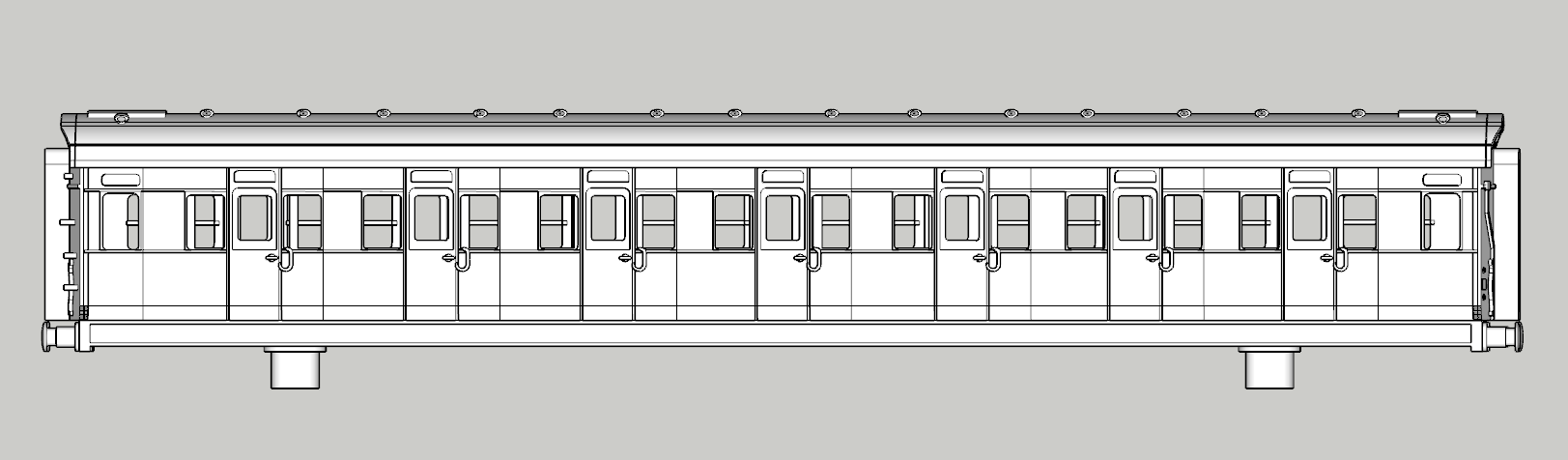 (image for) (N) SR Maunsell High Window 7 Cmpt First R0 - d2503