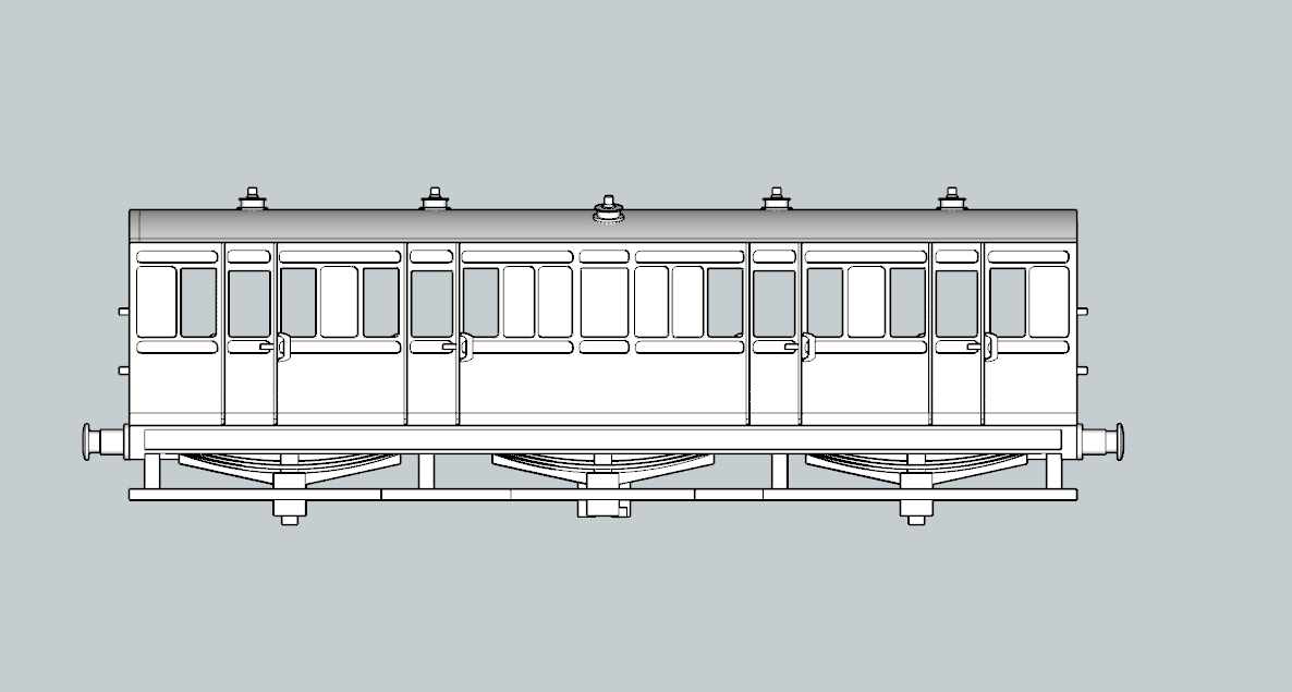 (image for) Generic - Six Wheel 31ft Comp Lav - w/ Chassis