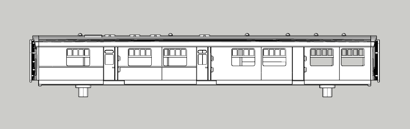 (image for) (N) SR Bulleid Eastleigh Kitchen/Buffet - d2668 - ex-Tavern Car
