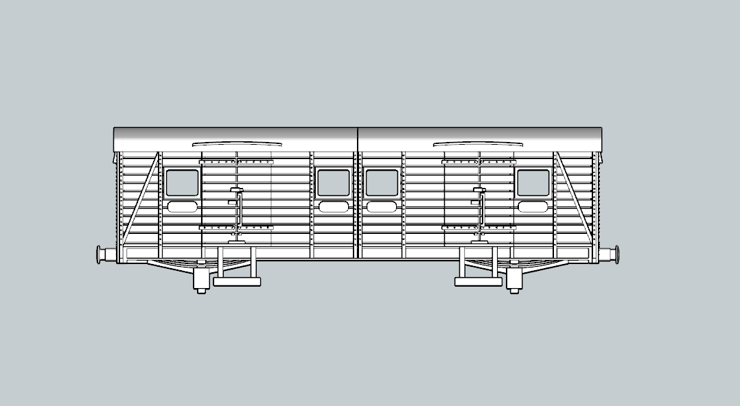 (image for) (N) SECR 13t 32ft Luggage Van/PLV - d960