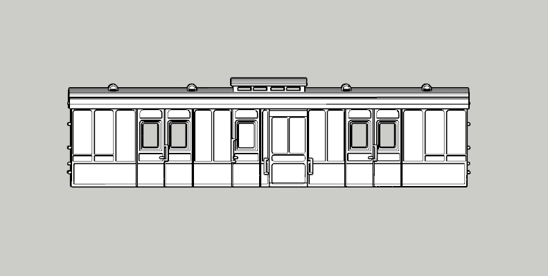 (image for) (N) SECR Birdcage 32ft 6 Wheel Luggage Van - d882