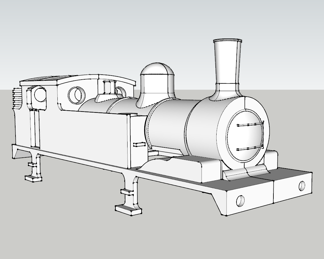 (image for) LSWR Adams O2 Class - Stove/Long